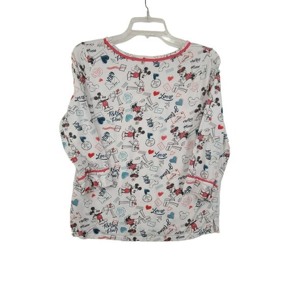 Disney Women's Pajama Set White  with graphics Size M - Picture 6 of 15